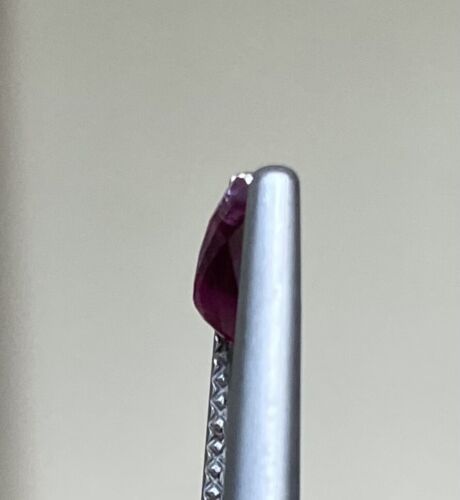 A Superb Unheated 1.27ct Burma Pigeon’s Blood Vivid Red Ruby Lotus C