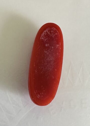 Wonderful Ox Blood 12.43ct Coral Cabochon