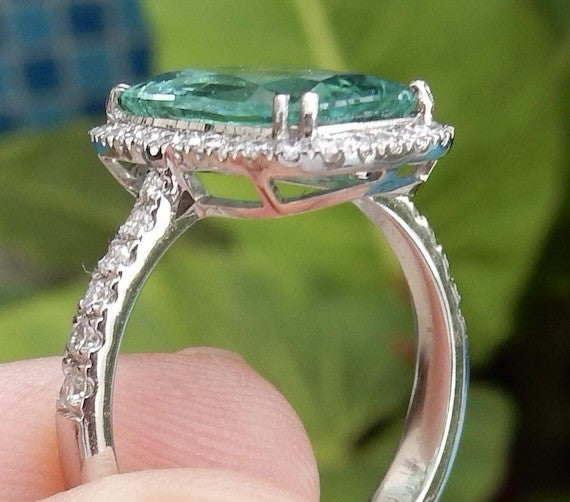 Stunning 3.59ct Paraiba Tourmaline 14k Ring