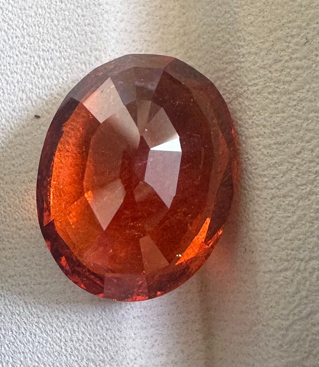 A Superb Burma 9.97ct Spessartite Mandarin Garnet