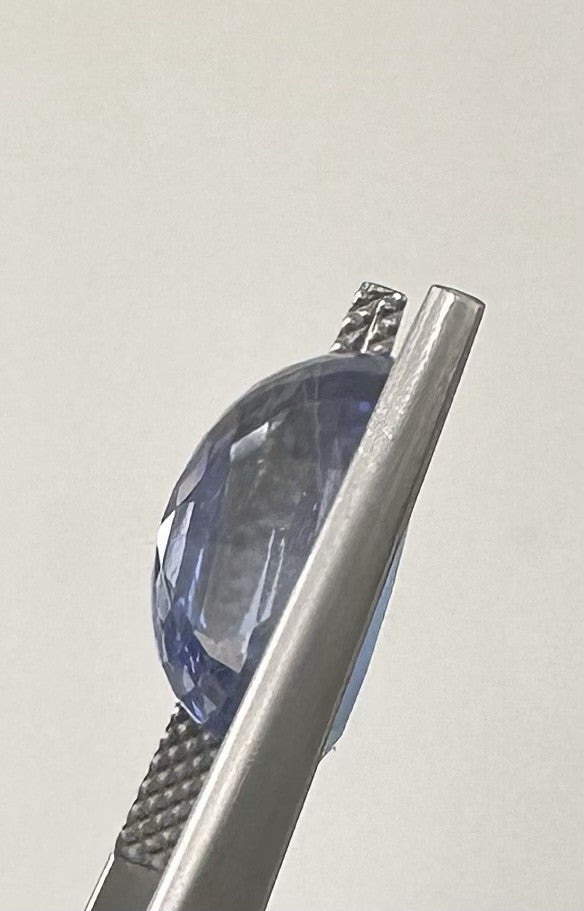 A Stunning Unheated No Heat 8.29ct Blue Sapphire AIGS