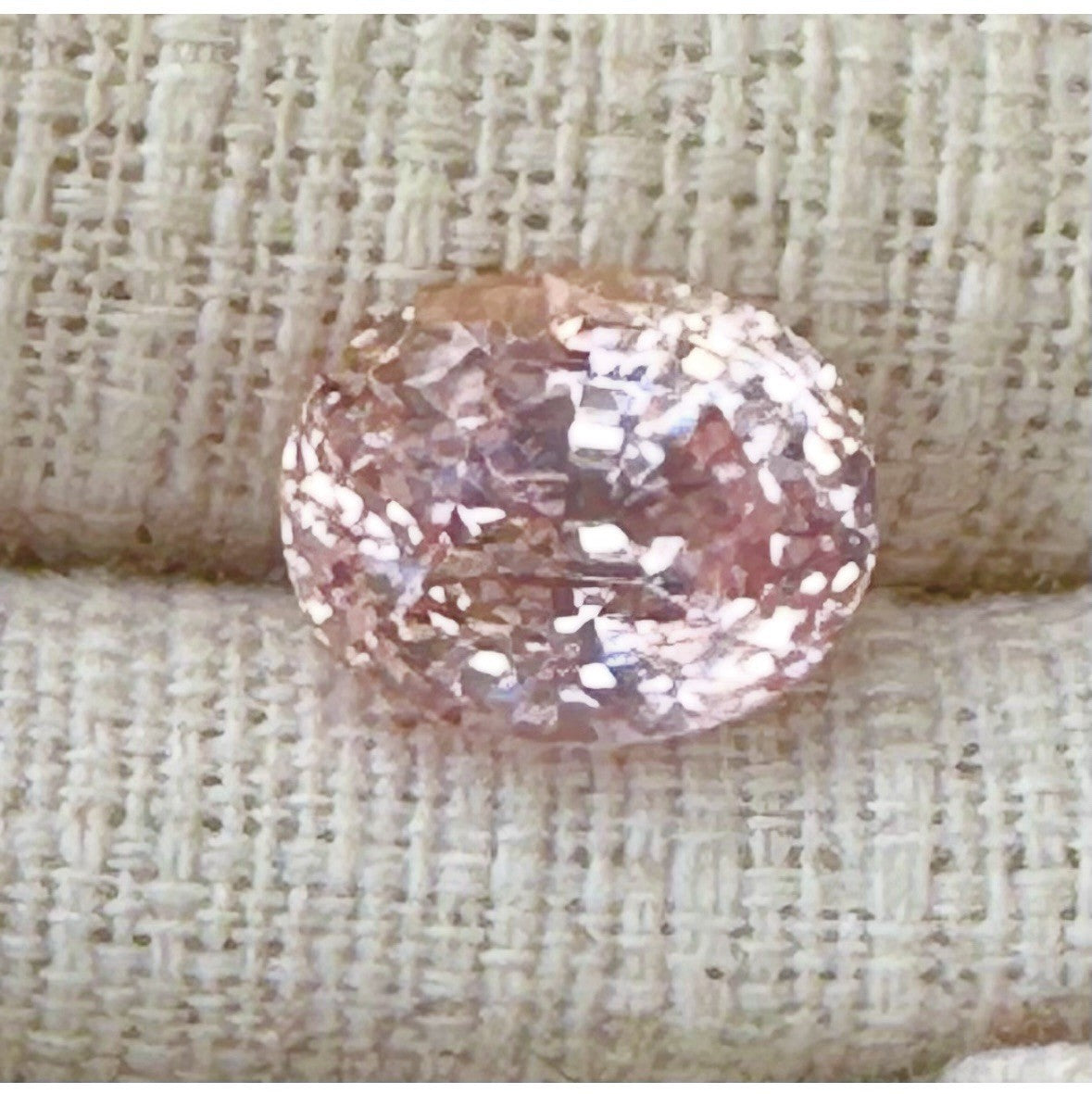 A Magnificent No Heat Unheated 5.83ct Padparadscha Sapphire Lotus Certificate