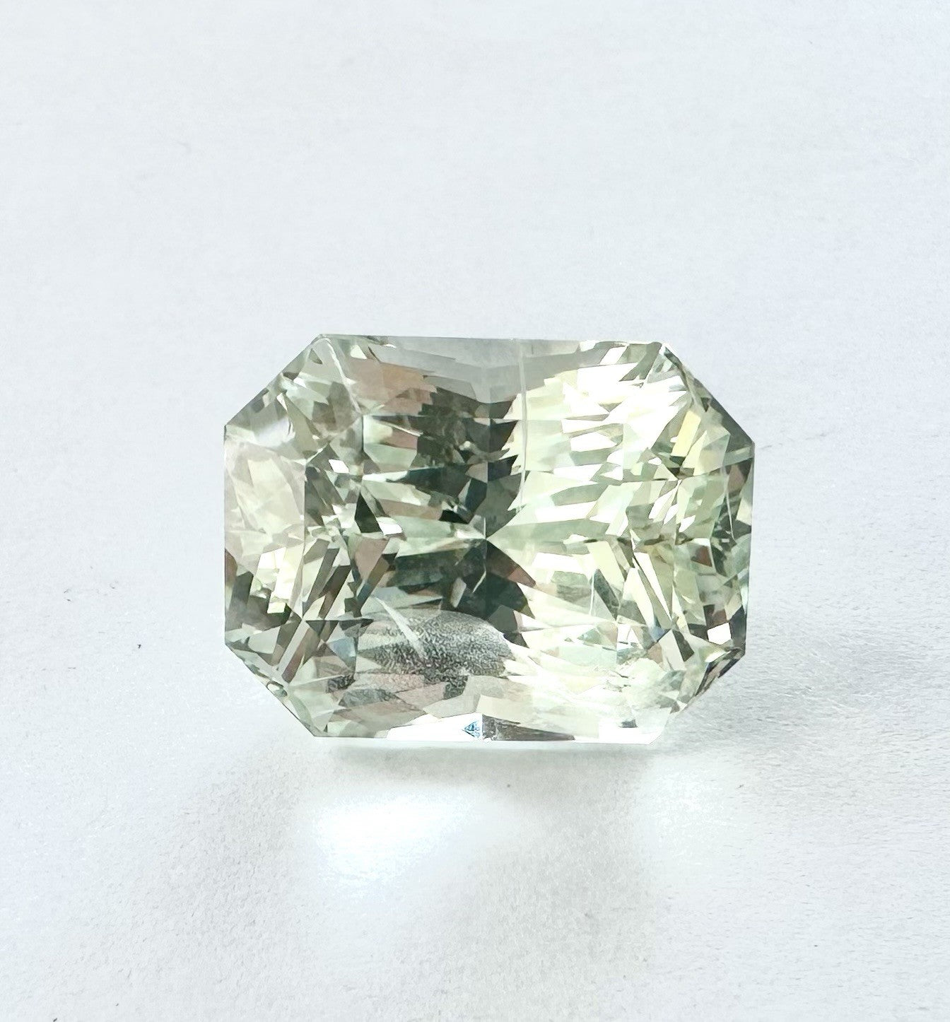 A Stunning & Unique Unheated Pastel Mint Sapphire 23.06ct + Cert