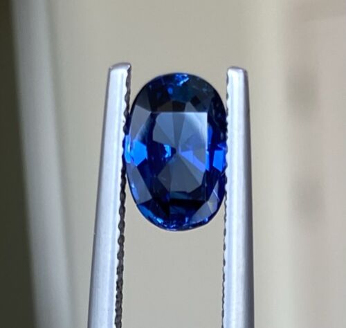 Sensational Unheated Burma 2.31ct Peacock Blue Sapphire Lotus Cert