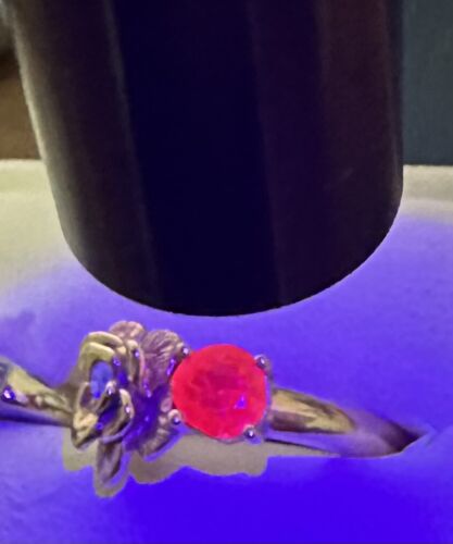 Beautiful Unheated No Heat Burma Ruby & Diamond Ring & Cert