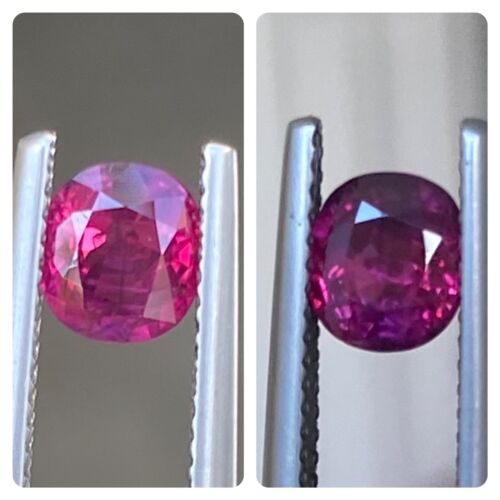 A Superb Unheated No Heat 1.09ct Burma Ruby Lotus Certificate