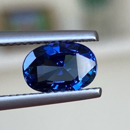 Sensational Unheated Burma 2.31ct Peacock Blue Sapphire Lotus Cert