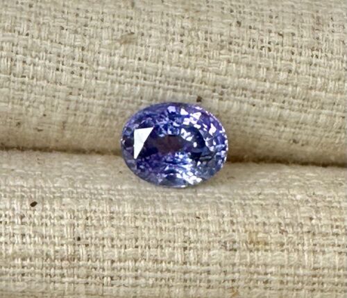 A Stunning Unheated No Heat 3.89ct Violet-Purple Color Change Sapphire