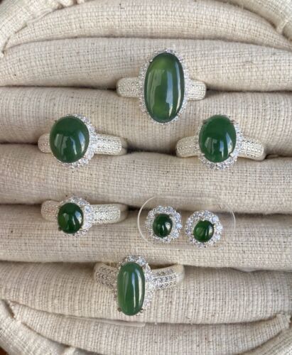 Closeout Wholesale Parcel 7pc 16.40ct Burma Fei Cui Jadeite Cabochons