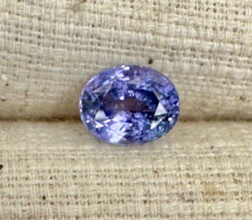 A Stunning Unheated No Heat 3.89ct Violet-Purple Color Change Sapphire