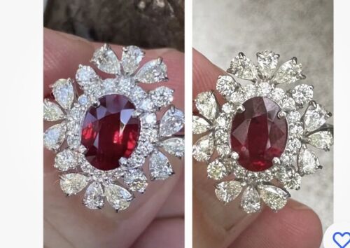 Exceptional Unheated No Heat Pigeon’s Blood Ruby 2.03ct GRS Cert