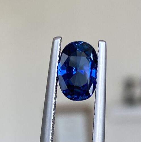 Sensational Unheated Burma 2.31ct Peacock Blue Sapphire Lotus Cert