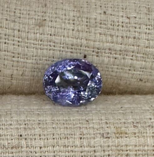 A Stunning Unheated No Heat 3.89ct Violet-Purple Color Change Sapphire