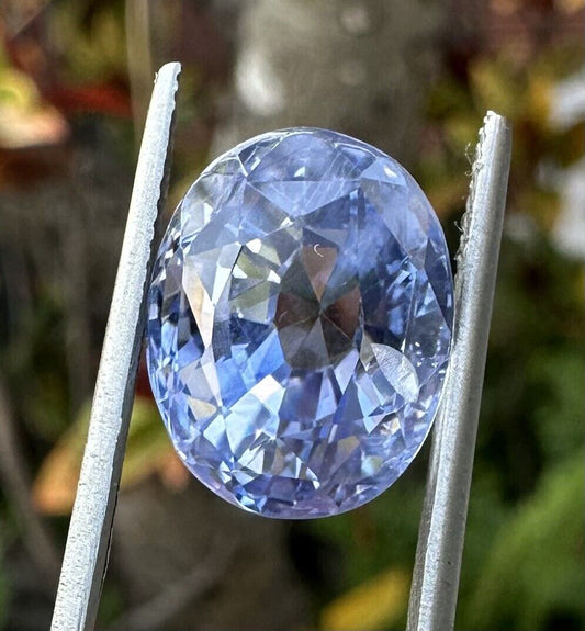 A Stunning Unheated 13.40ct Sri Lankan Blue Sapphire