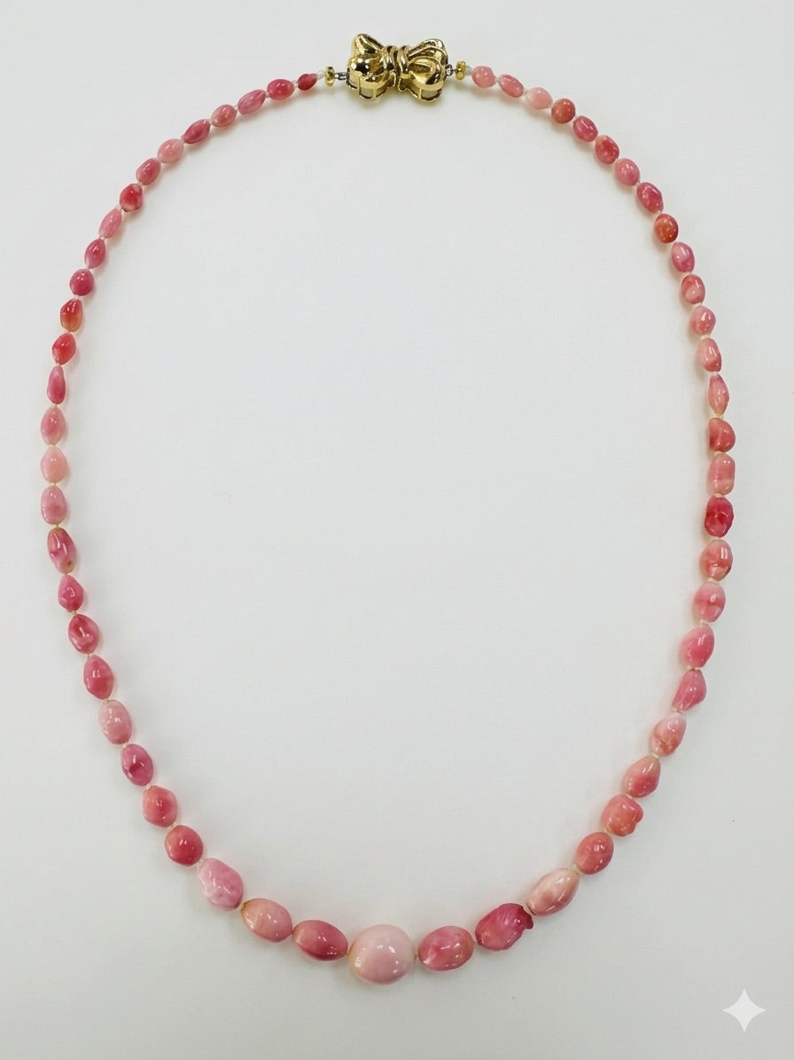 A Magnificent 58.34ct Conch Pearl Necklace GIA Certificate
