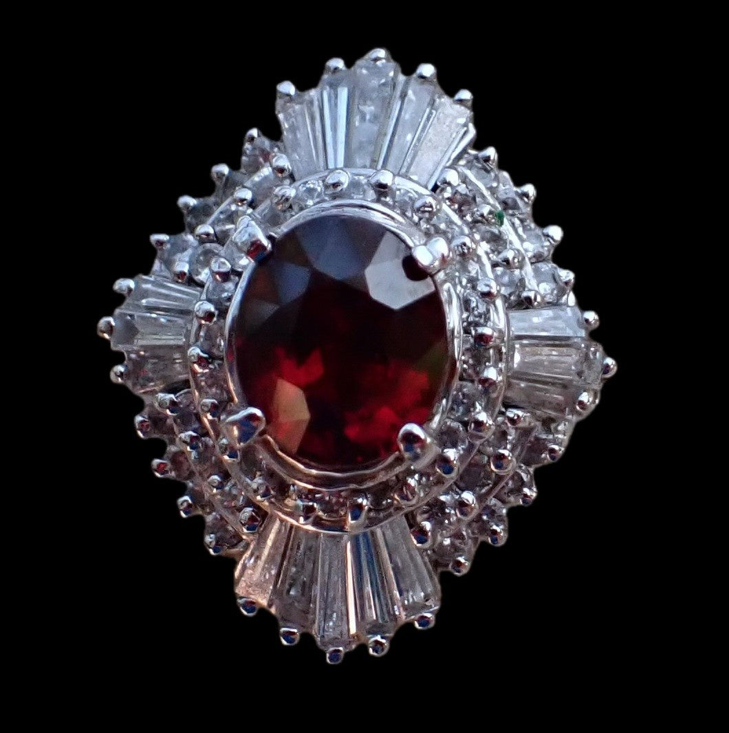 Unheated 1.71ct Pigeon’s Blood Ruby Ring NO Heat AIGS Certificate