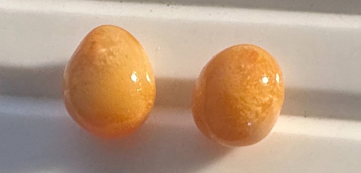 Melo Pearl Pair 4.24ct - Natural Pearl - Rare+Delightful!