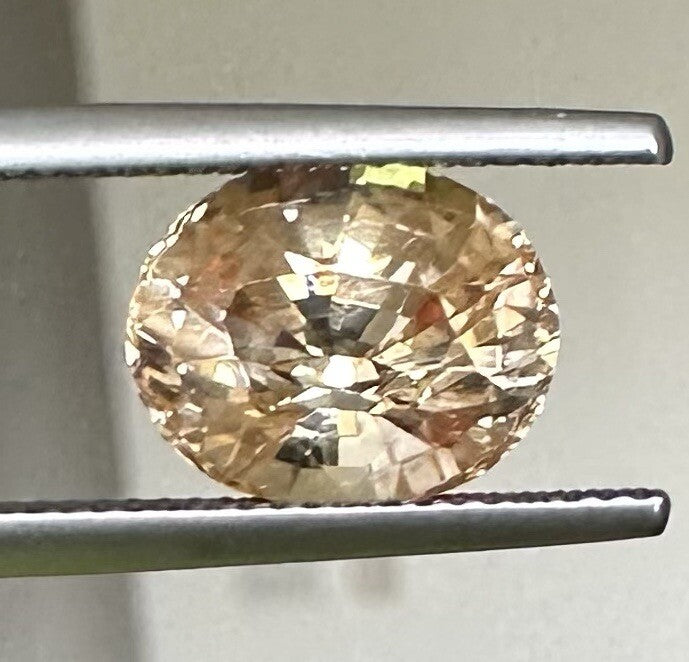 No Heat 5.64ct Sunset Padparadscha Sapphire Lotus Cert Unheated