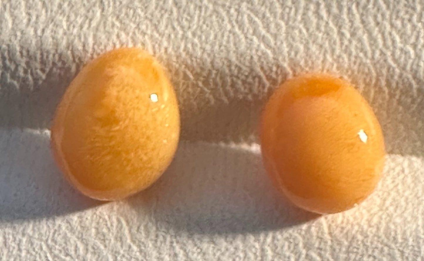 Melo Pearl Pair 4.24ct - Natural Pearl - Rare+Delightful!