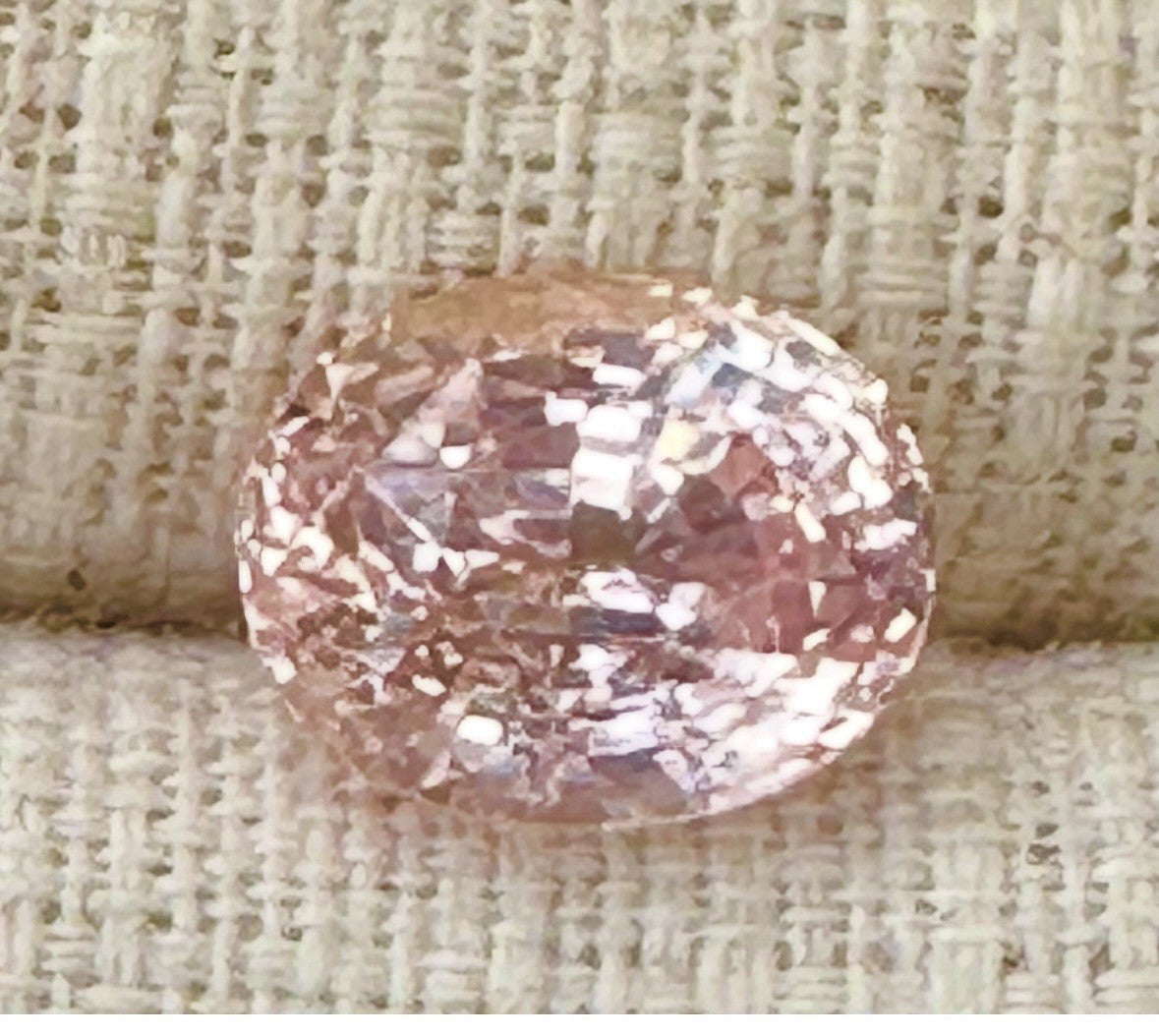 A Magnificent No Heat Unheated 5.83ct Padparadscha Sapphire Lotus Certificate