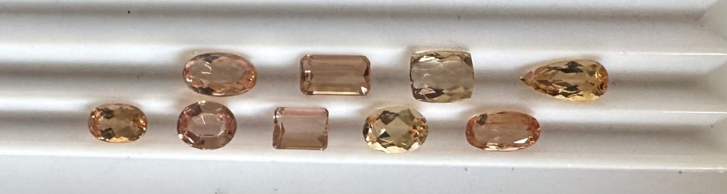Closeout Wholesale 12.69ct Imperial Topaz Lot