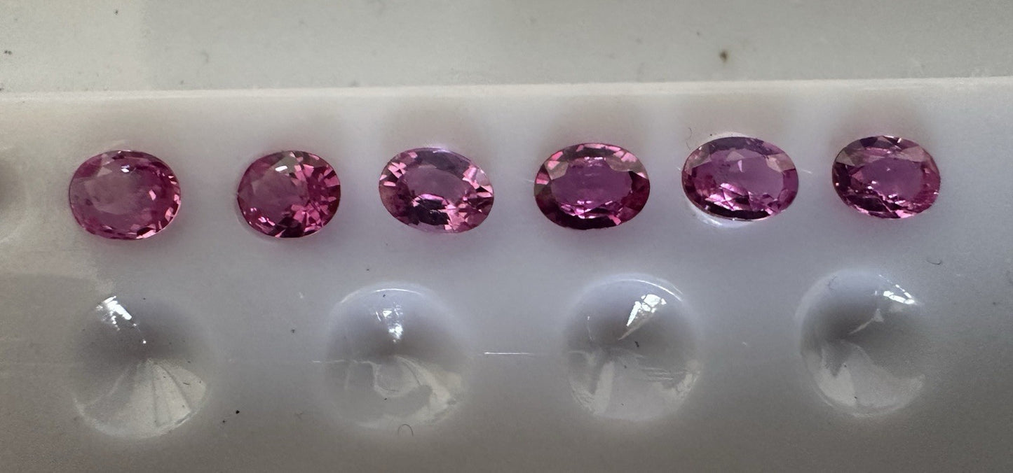 4x3mm Unheated Ruby Parcel 0.84ct