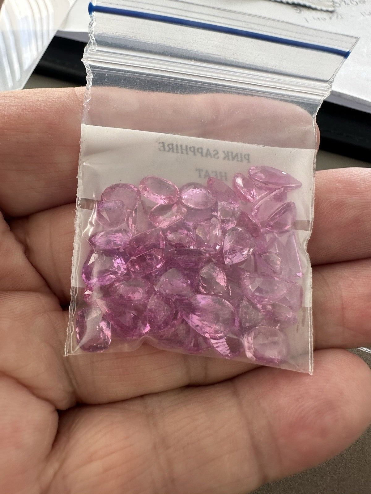 Closeout Sri Lanka Pink Sapphire Lot 72.96