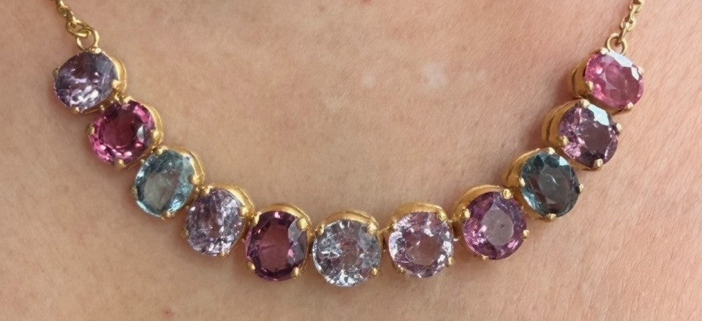 A Stunning And Unique Burma Spinel Necklace
