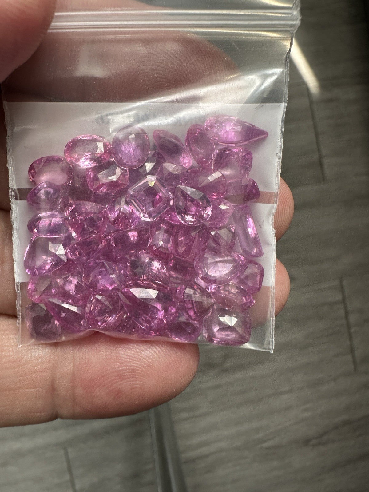 Closeout Sri Lanka Pink Sapphire Lot 72.96