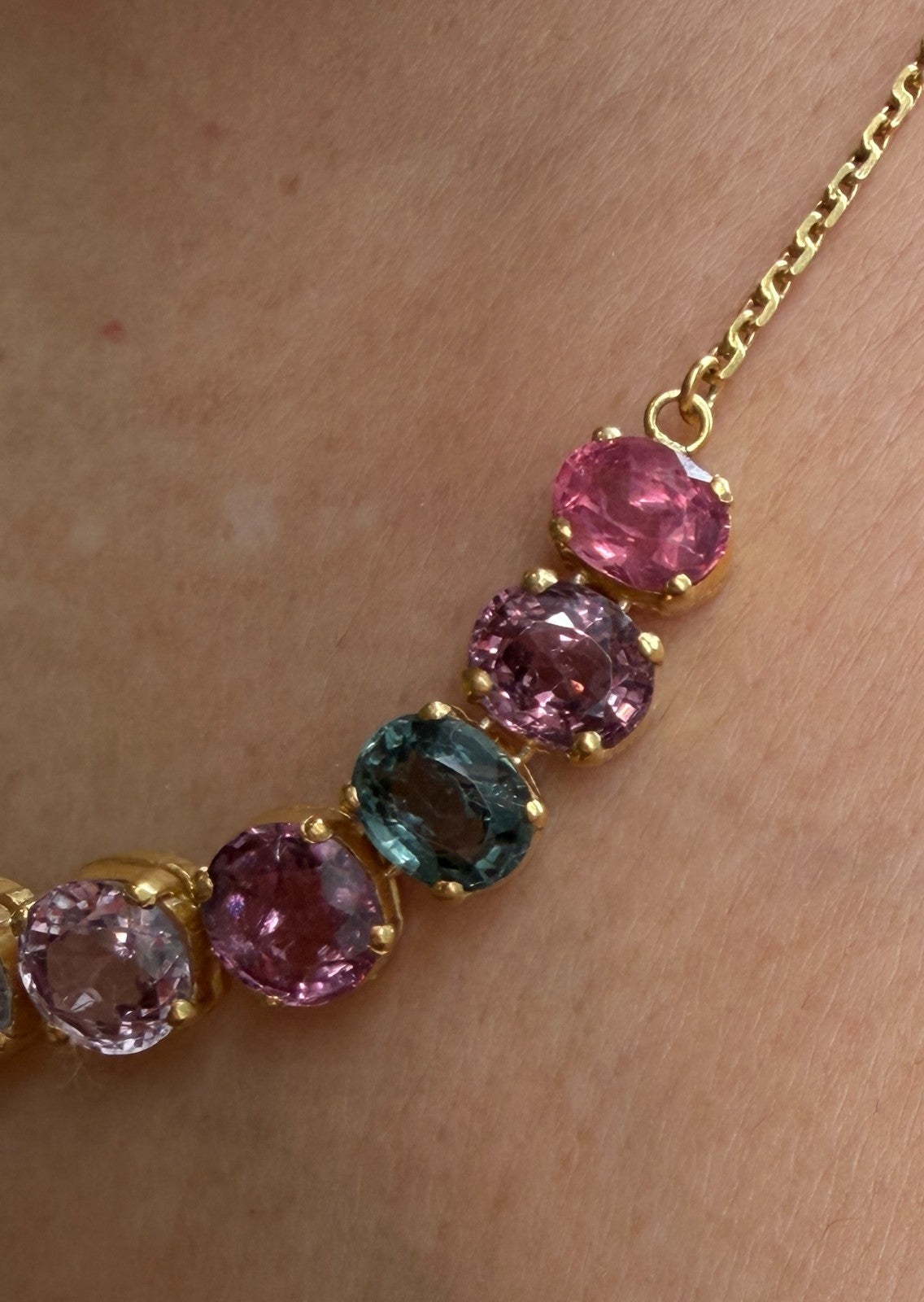 A Stunning And Unique Burma Spinel Necklace