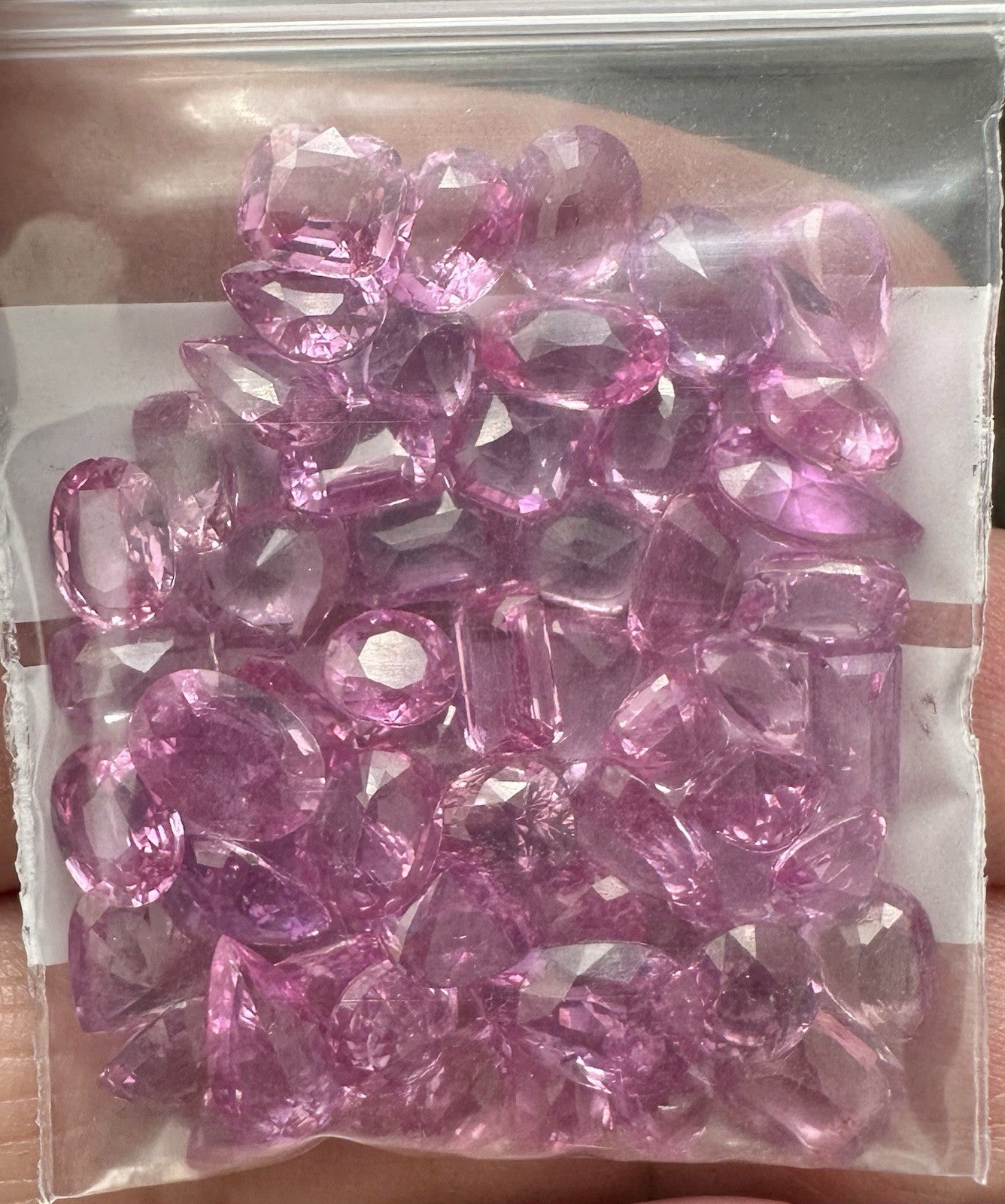 Closeout Sri Lanka Pink Sapphire Lot 72.96