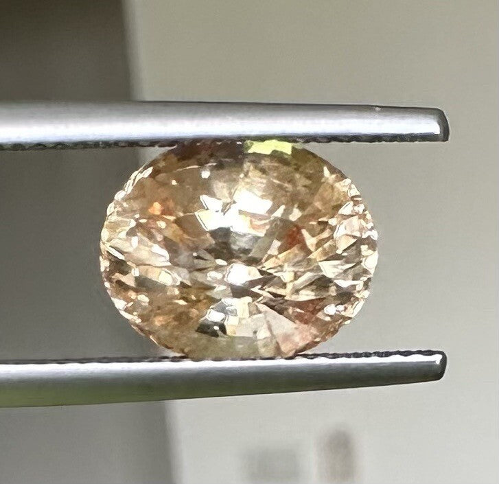 No Heat 5.64ct Sunset Padparadscha Sapphire Lotus Cert Unheated