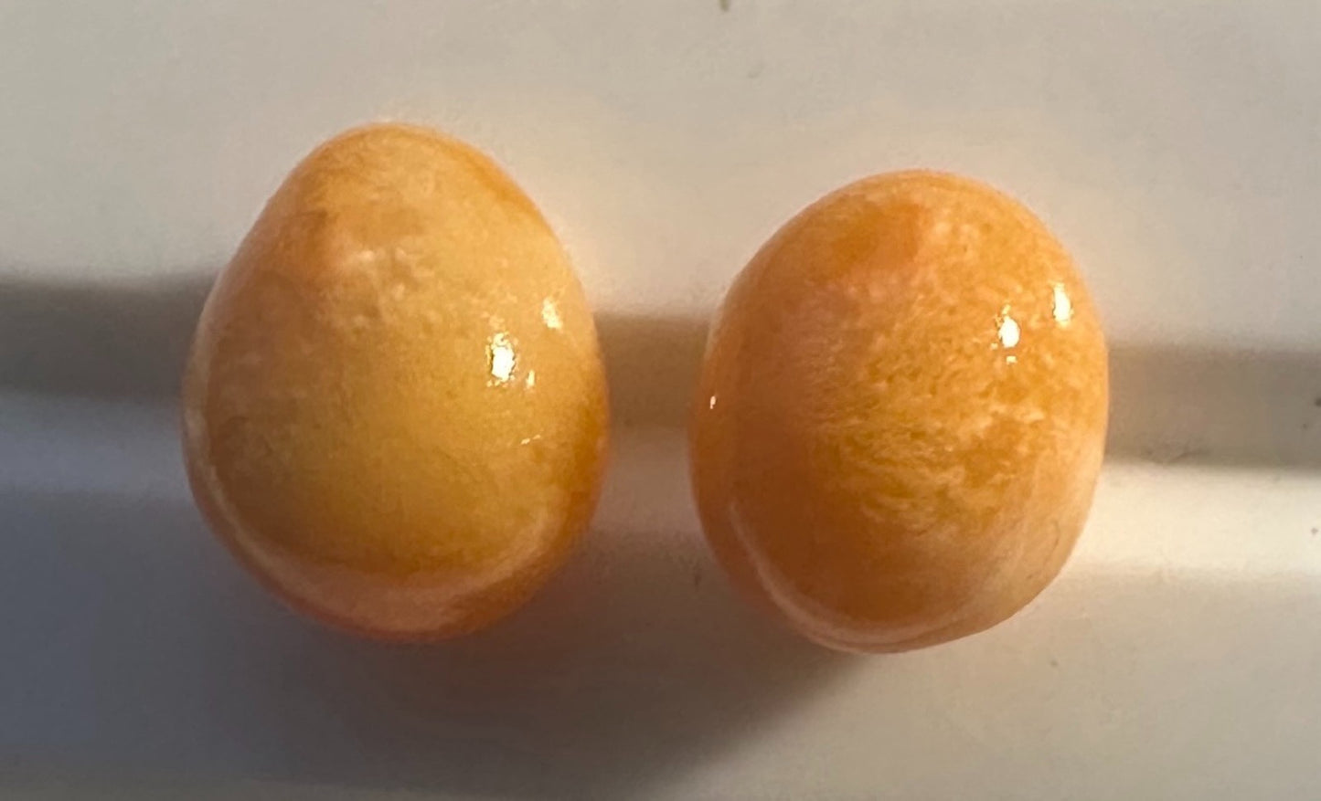 Melo Pearl Pair 4.24ct - Natural Pearl - Rare+Delightful!