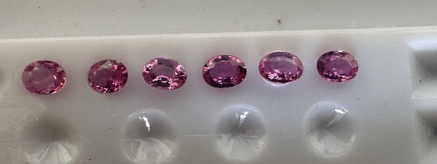 4x3mm Unheated Ruby Parcel 0.84ct