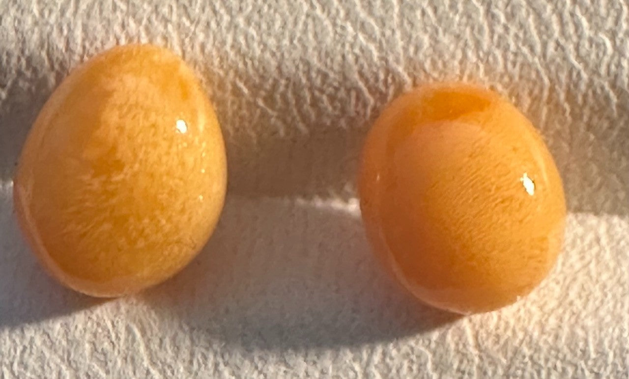 Melo Pearl Pair 4.24ct - Natural Pearl - Rare+Delightful!