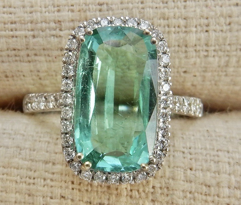 Stunning 3.59ct Paraiba Tourmaline 14k Ring