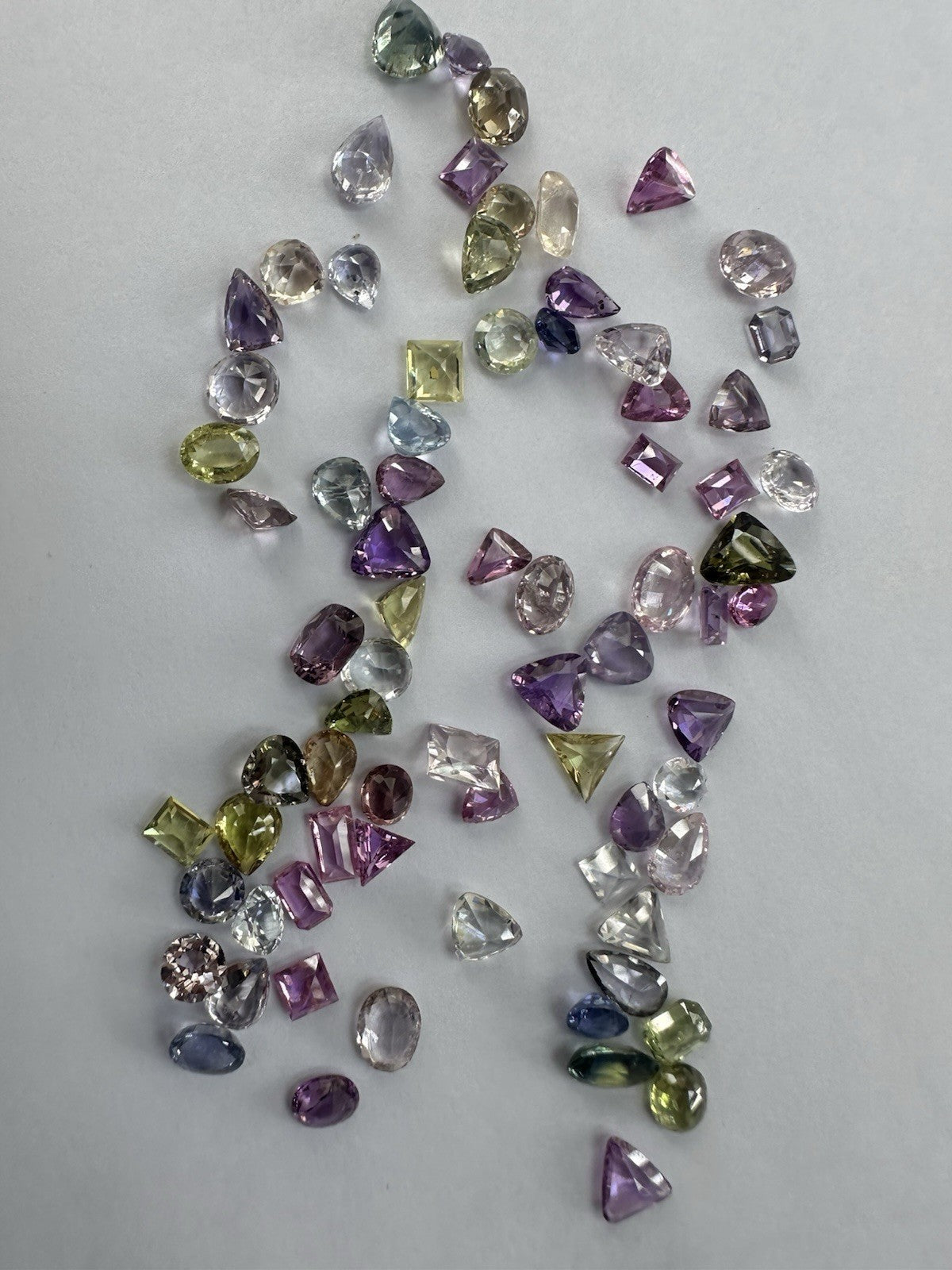 A Closeout Unheated Multicolour Sapphire Wholesale Lot 57.96ct