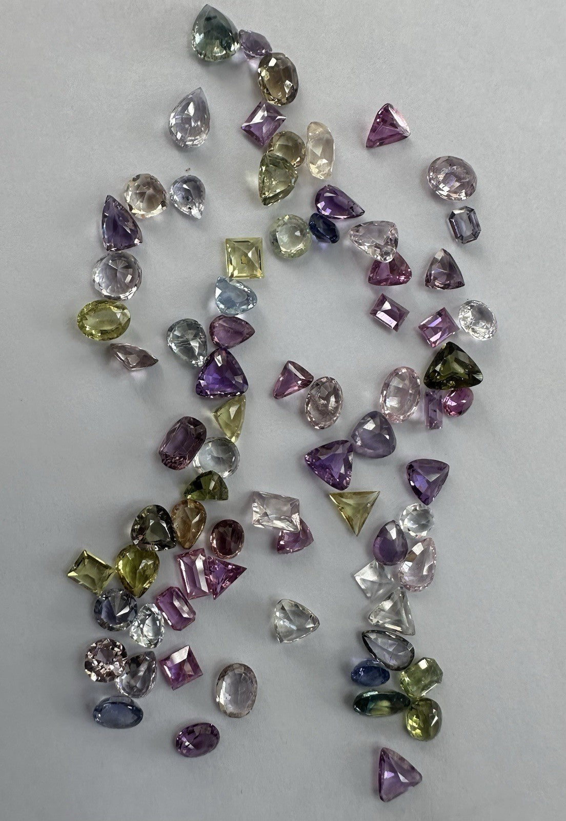 A Closeout Unheated Multicolour Sapphire Wholesale Lot 57.96ct