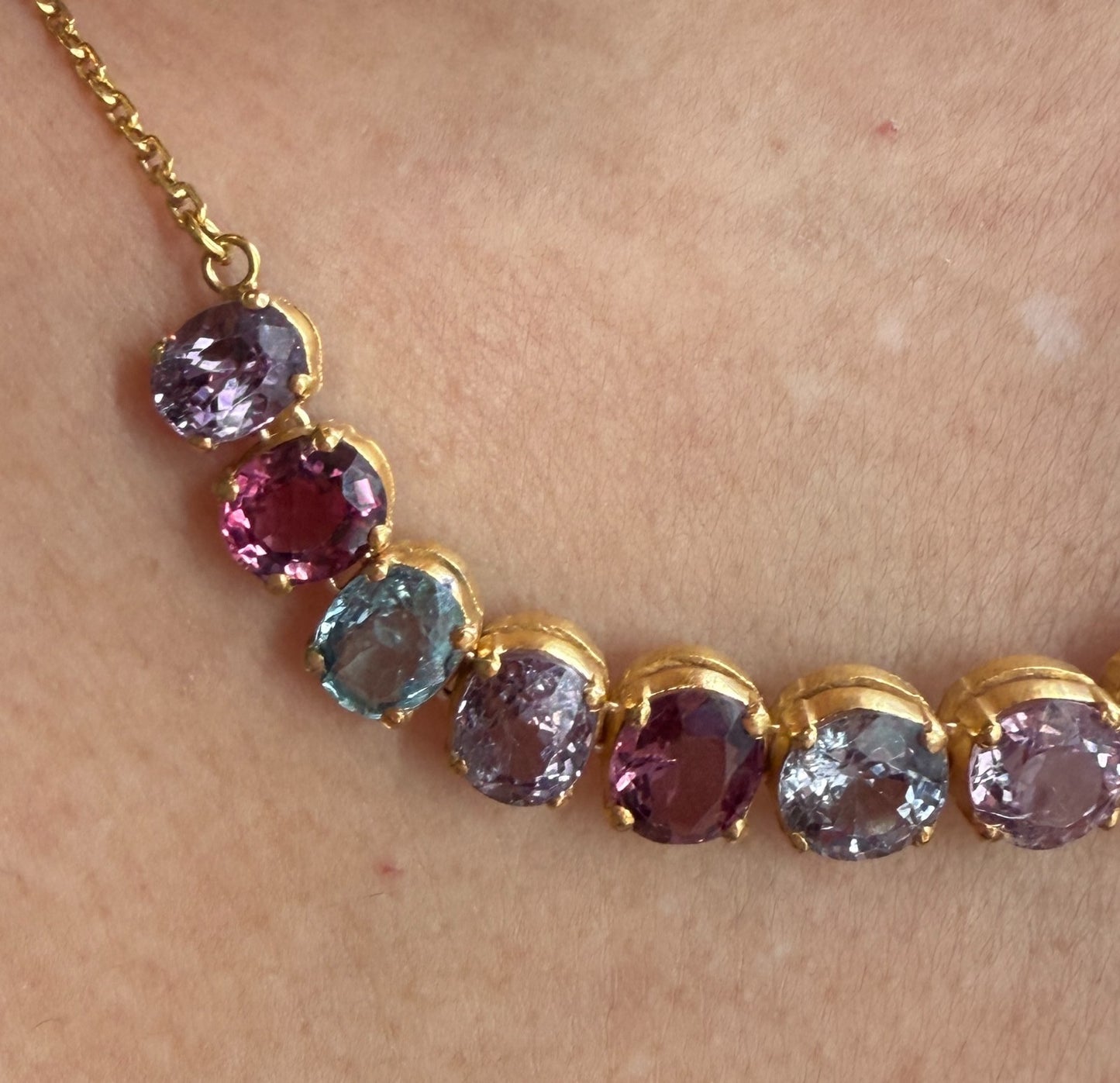 A Stunning And Unique Burma Spinel Necklace