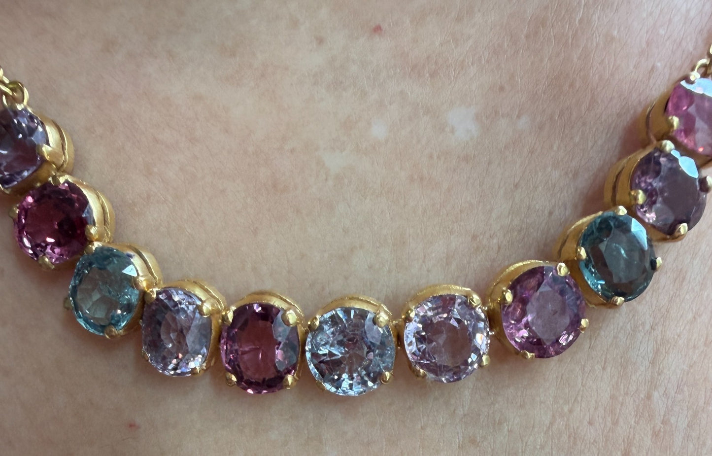 A Stunning And Unique Burma Spinel Necklace