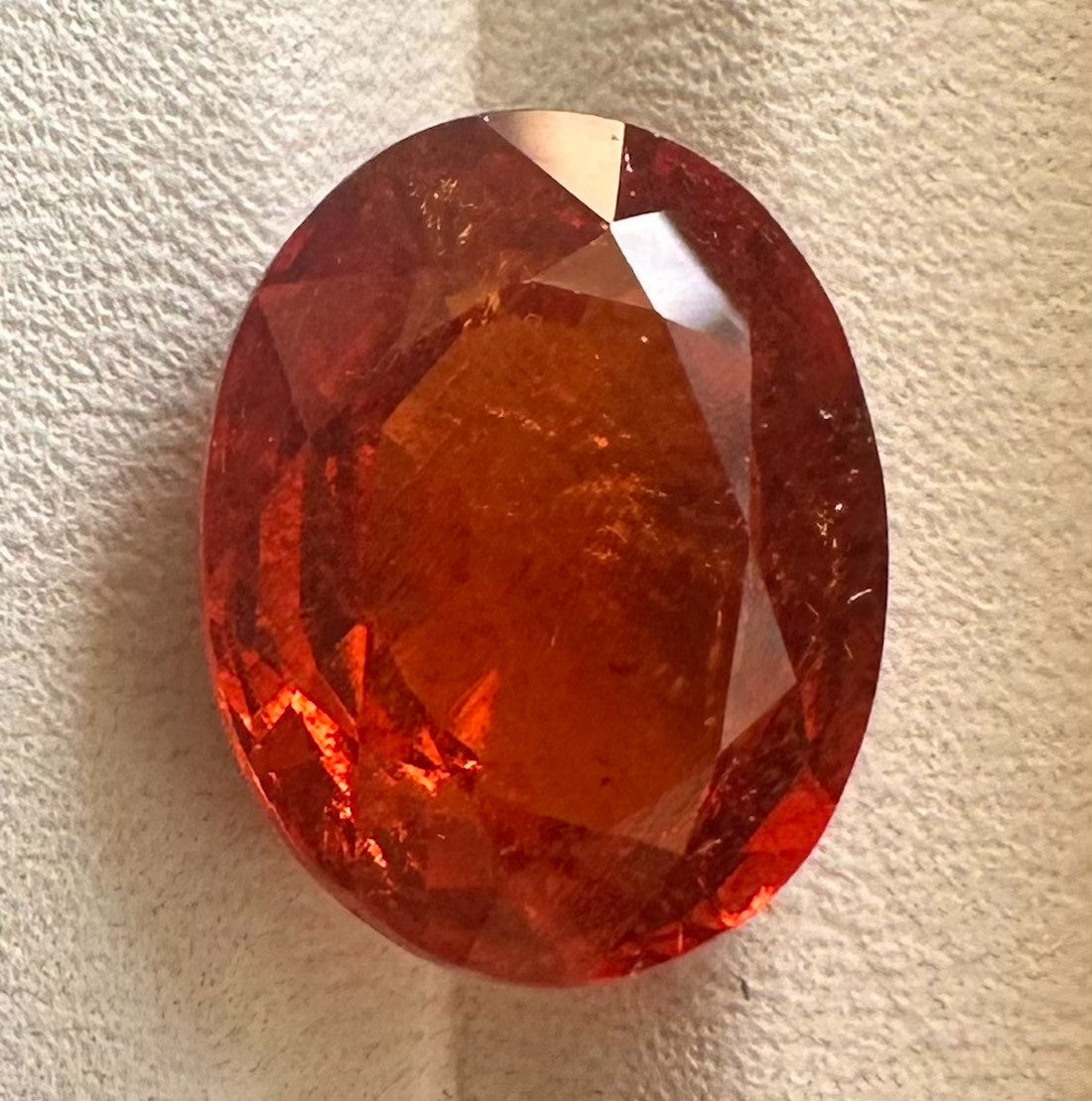 A Superb Burma 9.97ct Spessartite Mandarin Garnet