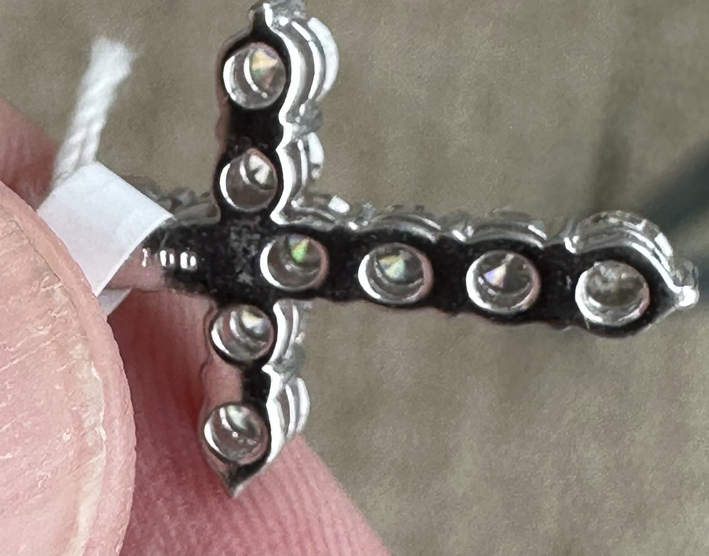 Diamond 1.00ct Platinum Cross Pendant