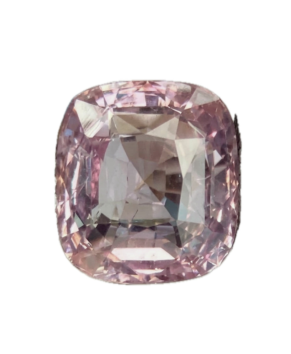 Unheated 3.64ct Padparadscha Sapphire No Heat Ring AIGS Cert- Impressive!
