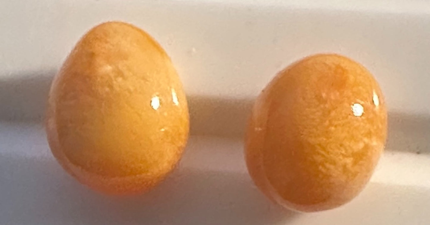 Melo Pearl Pair 4.24ct - Natural Pearl - Rare+Delightful!