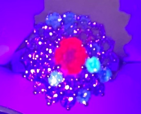 A Magnificent Unheated Burma 1.36ct Pigeon’s Blood Ruby & Diamond Ring GRS