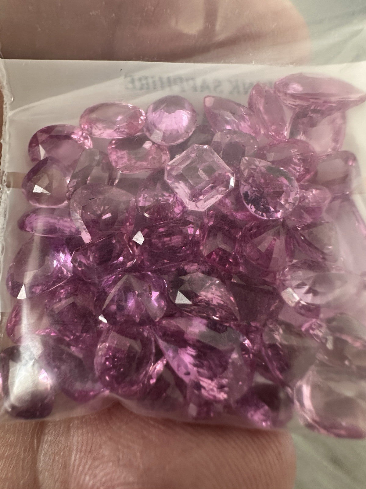 Closeout Sri Lanka Pink Sapphire Lot 72.96