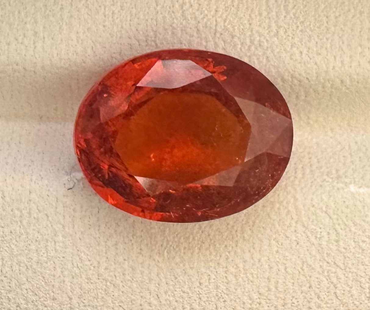 A Superb Burma 9.97ct Spessartite Mandarin Garnet