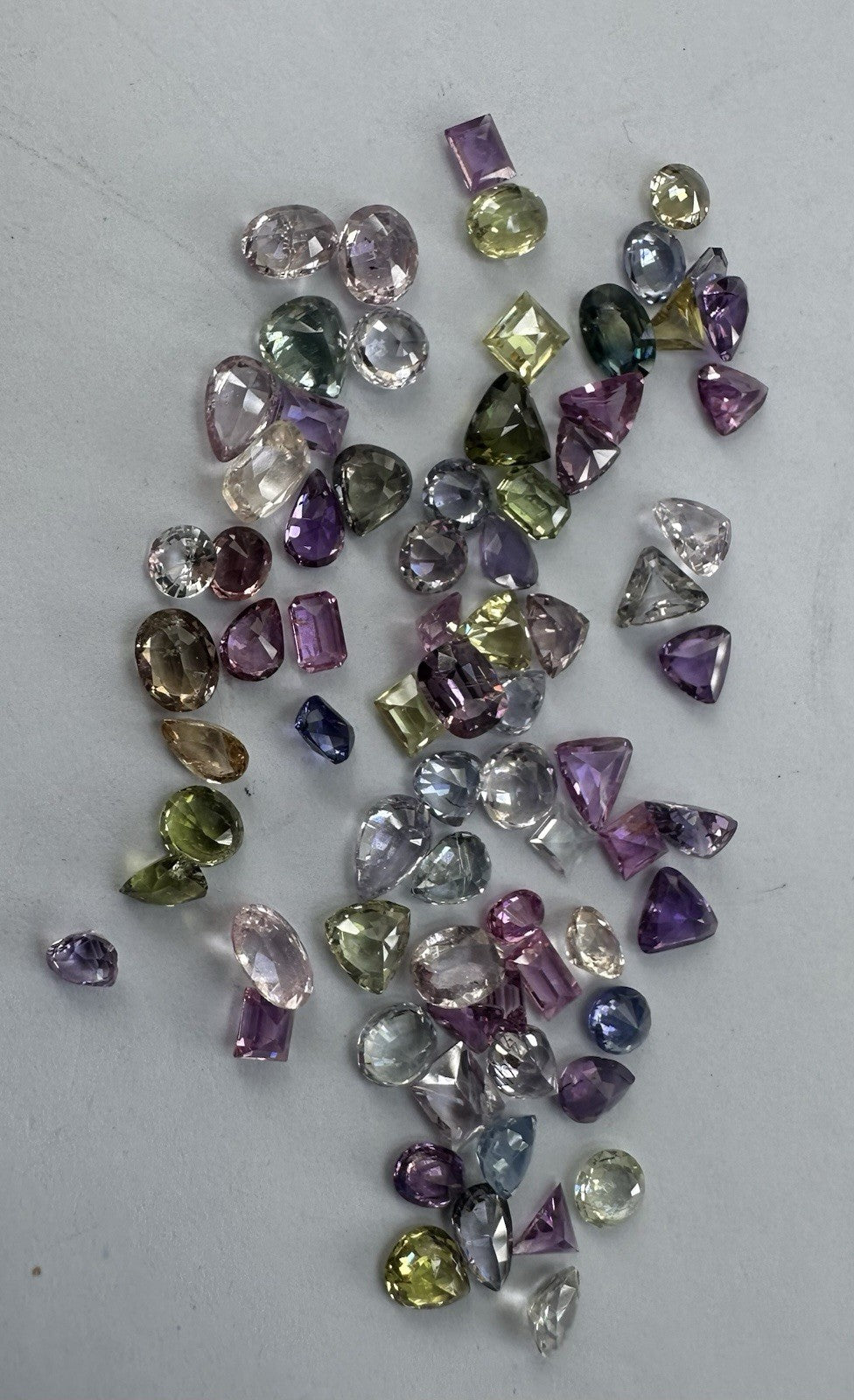 A Closeout Unheated Multicolour Sapphire Wholesale Lot 57.96ct