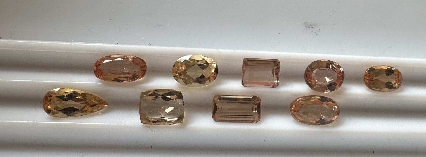 Closeout Wholesale 12.69ct Imperial Topaz Lot