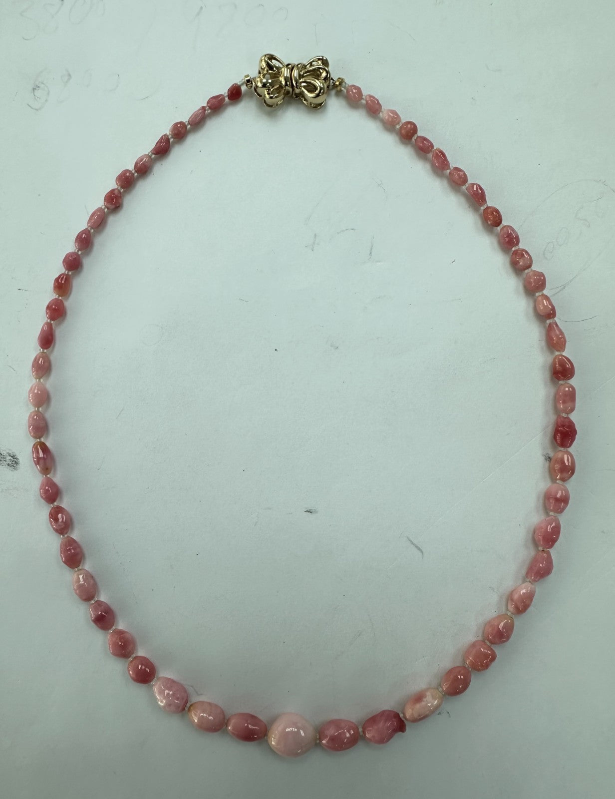 A Magnificent 58.34ct Conch Pearl Necklace GIA Certificate